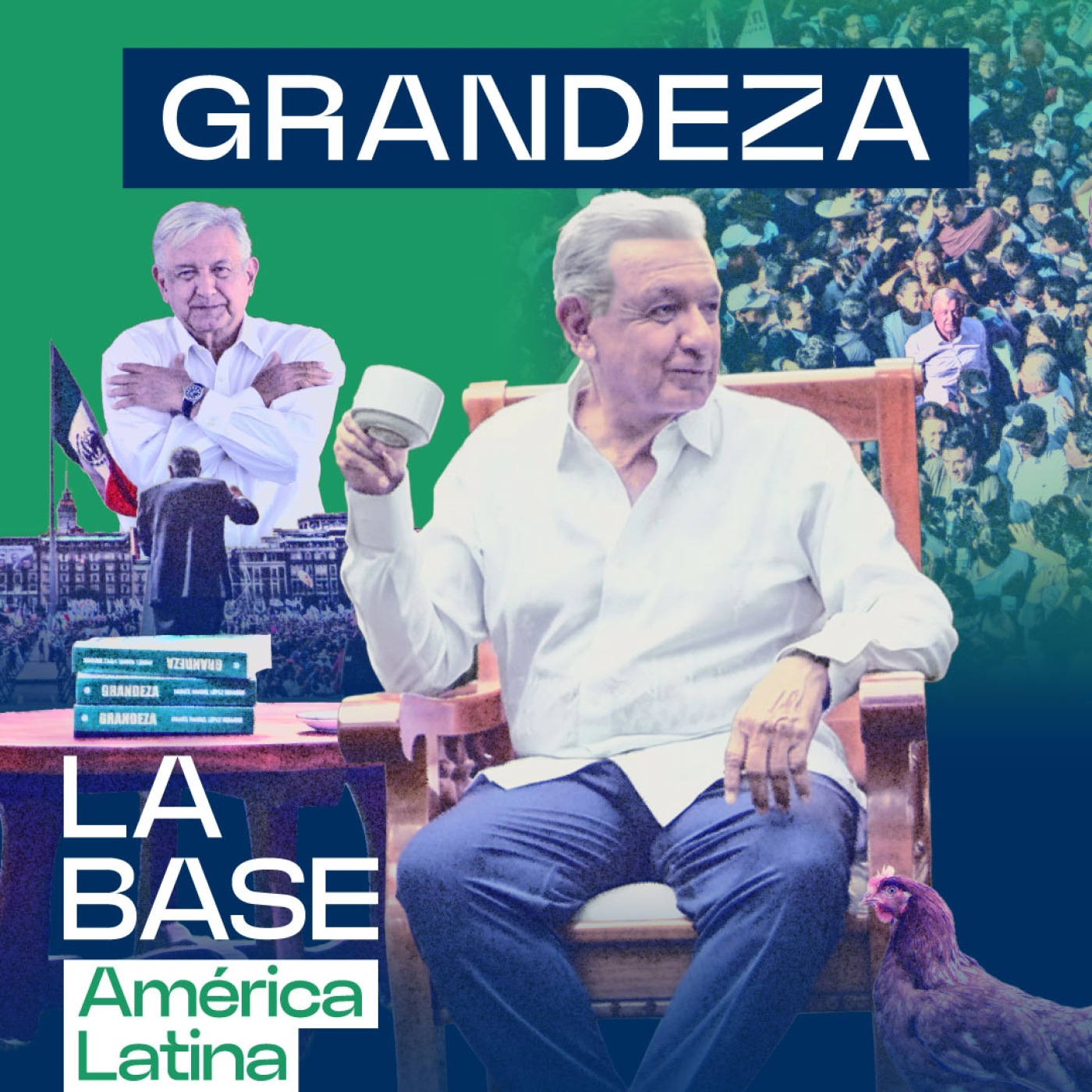 AMLO reaparece: señales políticas y futuro de México frente a la amenaza externa| La BaseLatam 1x101 episode artwork