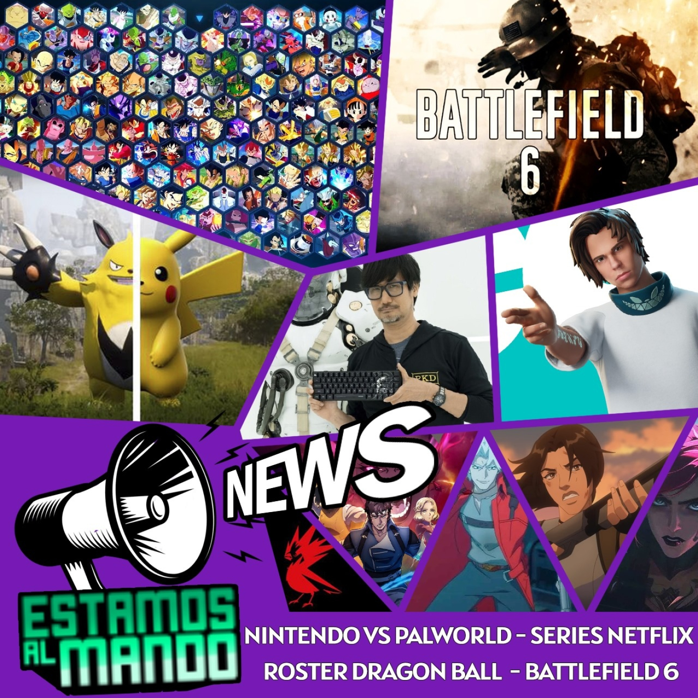 EAM 7-09 -Noticias- Detalles de Sparking zero, Battlefield 6, Nintendo demanda a Palword