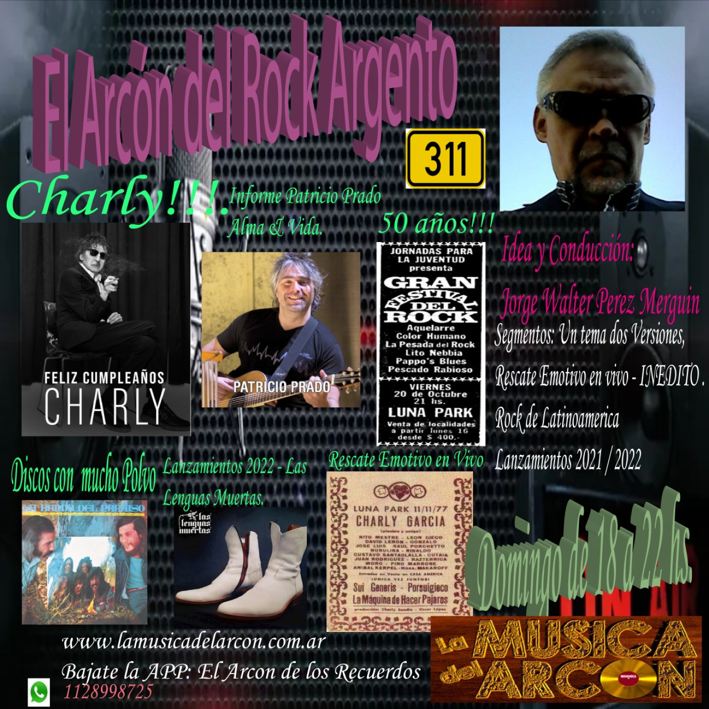 El Arcón del Rock Argento - Emisión nº 311 Cumple Charly - 23-10-2022 episode artwork