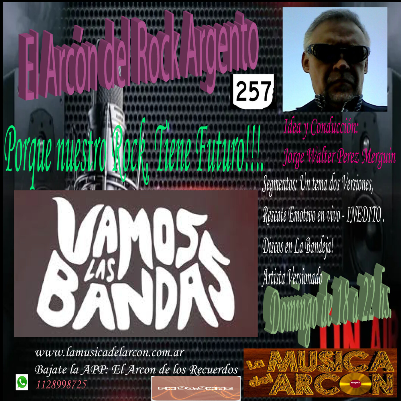 El Arcon del Rock Argento - Emision n° 257 Vamos las Bandas - 03-10-2021 episode artwork