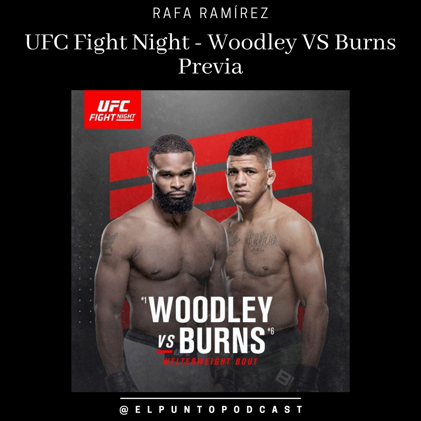 UFC Fight Night Woodley vs Burns PREVIA episode artwork