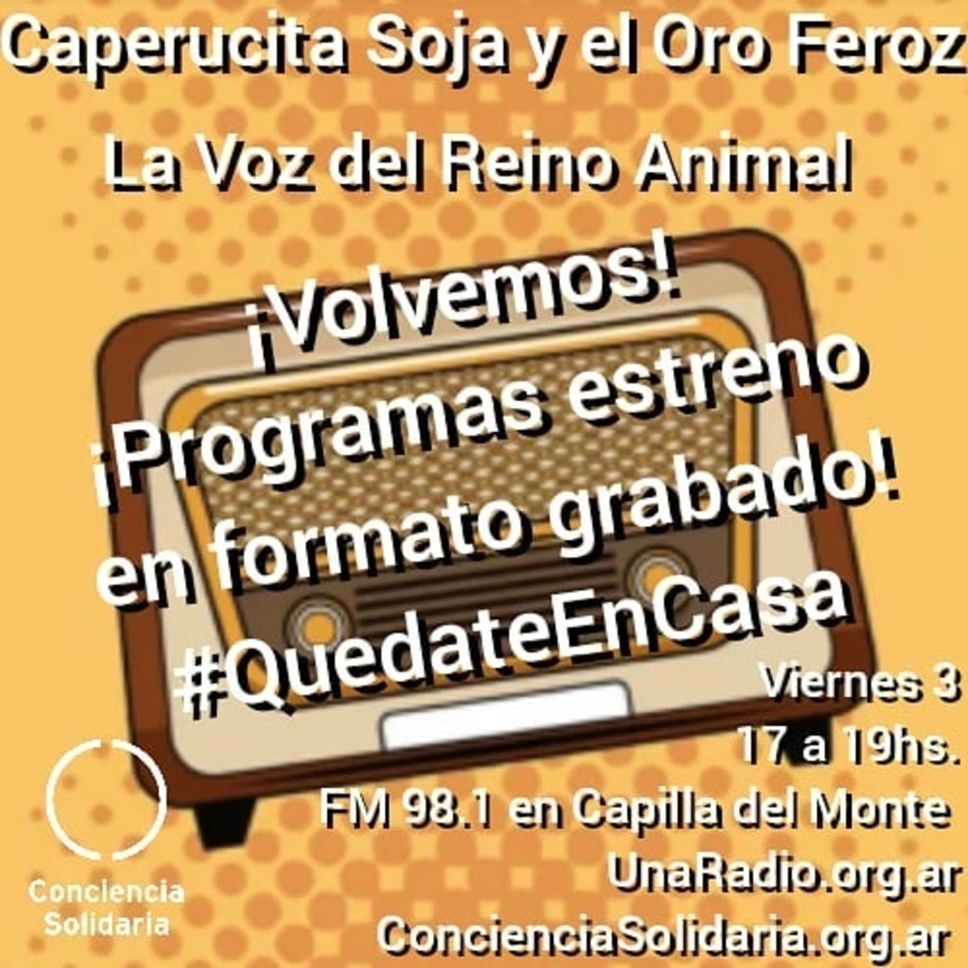 #CaperucitaSojaYElOroFerzo 3.4.2020 episode artwork
