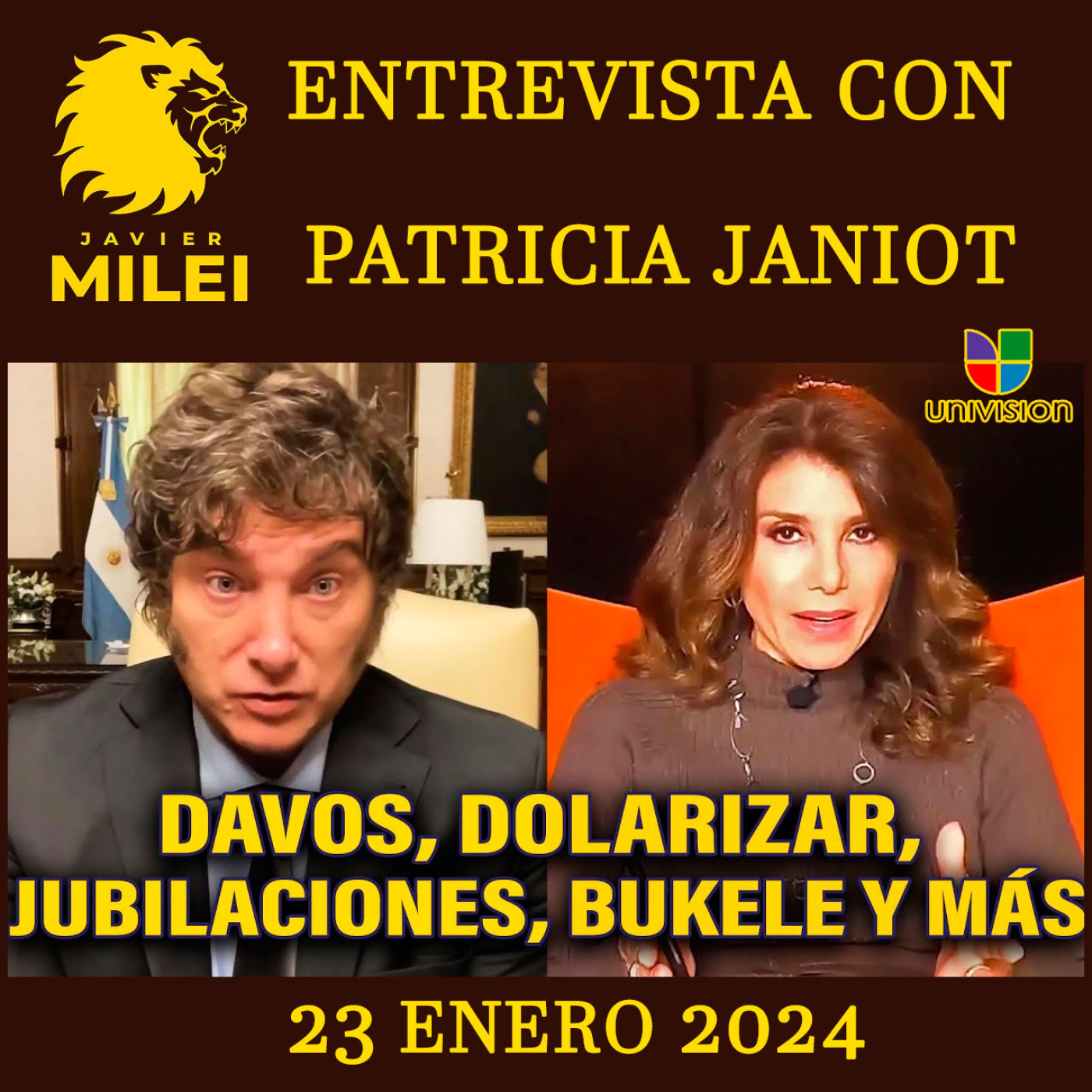 cover of episode Audios Javier Milei. ¿Hacia dónde se dirige Argentina? | MILEI SOBRE DAVOS, DOLARIZAR, JUBILACIONES, BUKELE Y MUCHO MÁS