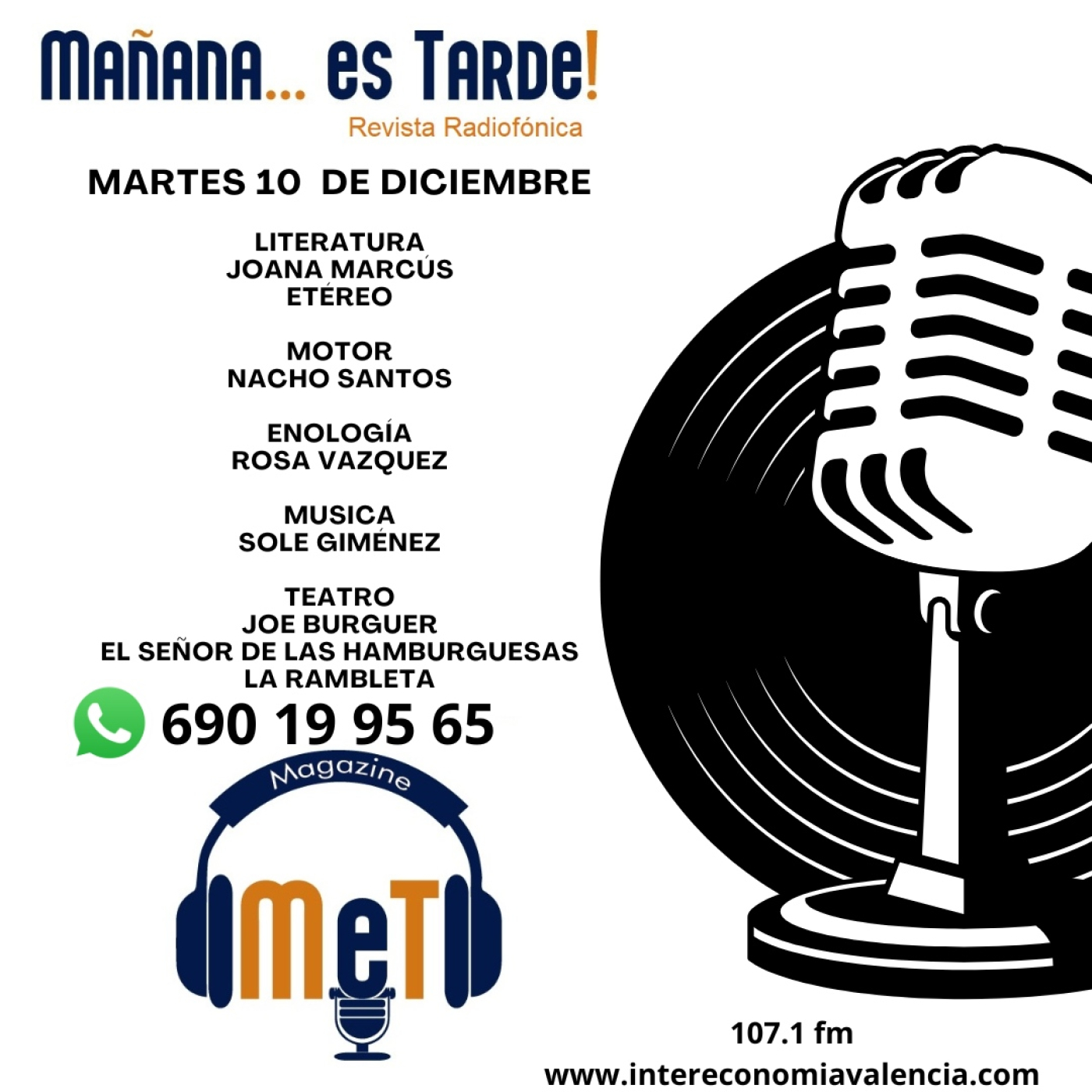 MAÑANA ES TARDE!!! MET