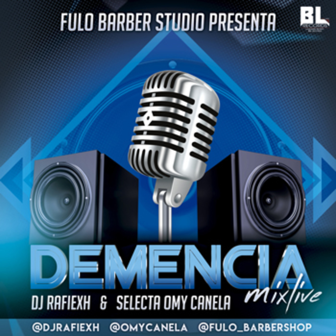 Dj Rafiexh & Selecta Omy Canela - Demencia Mixlive - By Fulo Barber Studio