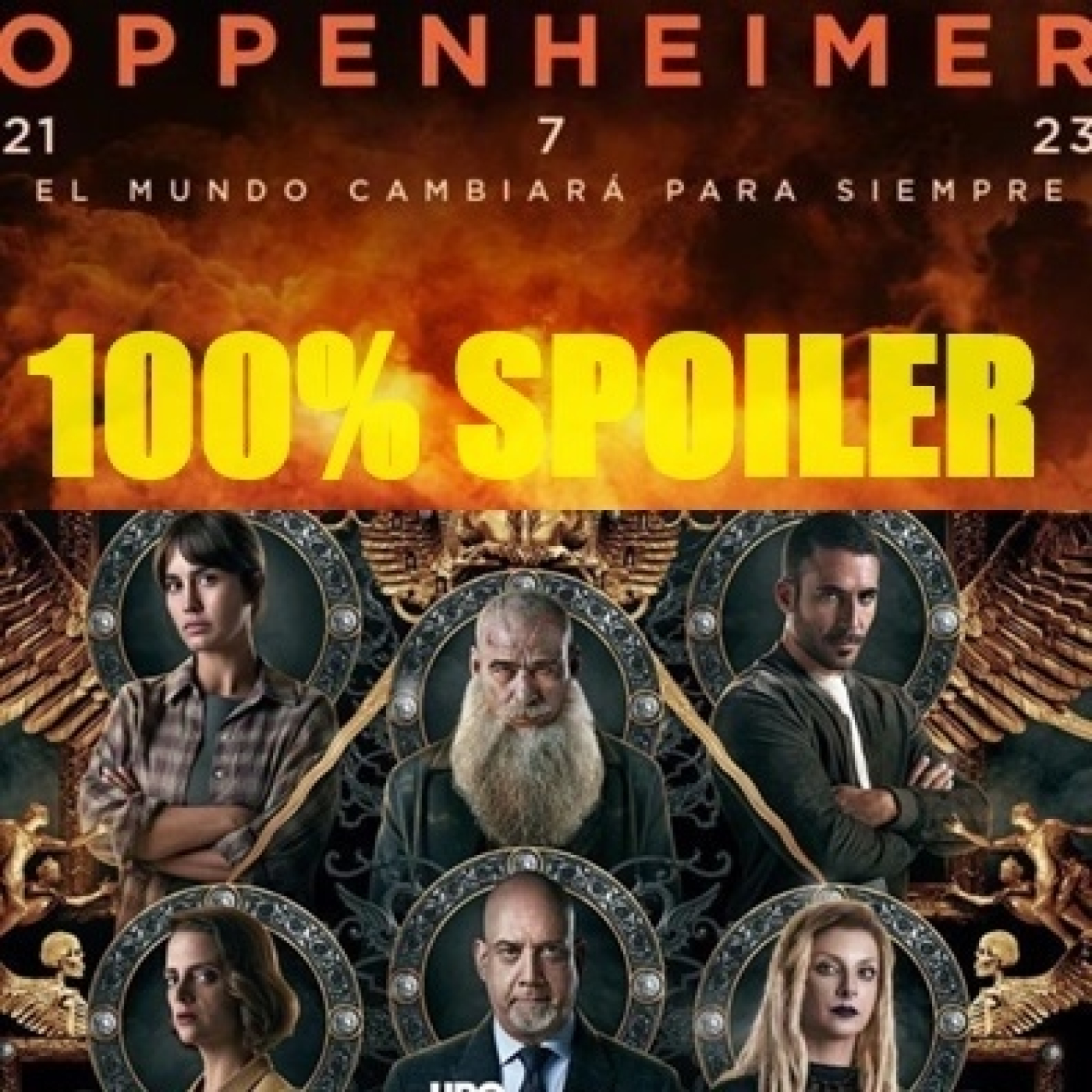 100% Spoiler 8.3. Oppenheimer y 30 Monedas T2. episode artwork