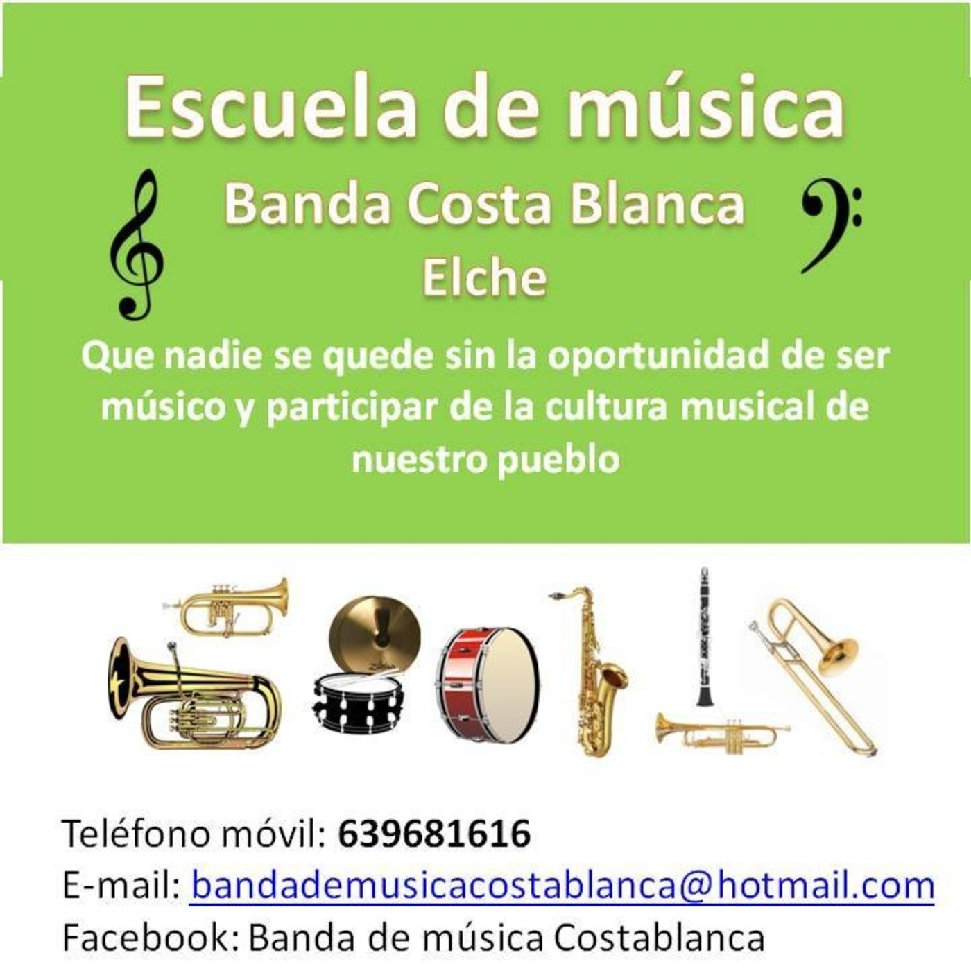 Escuela de música Costablanca