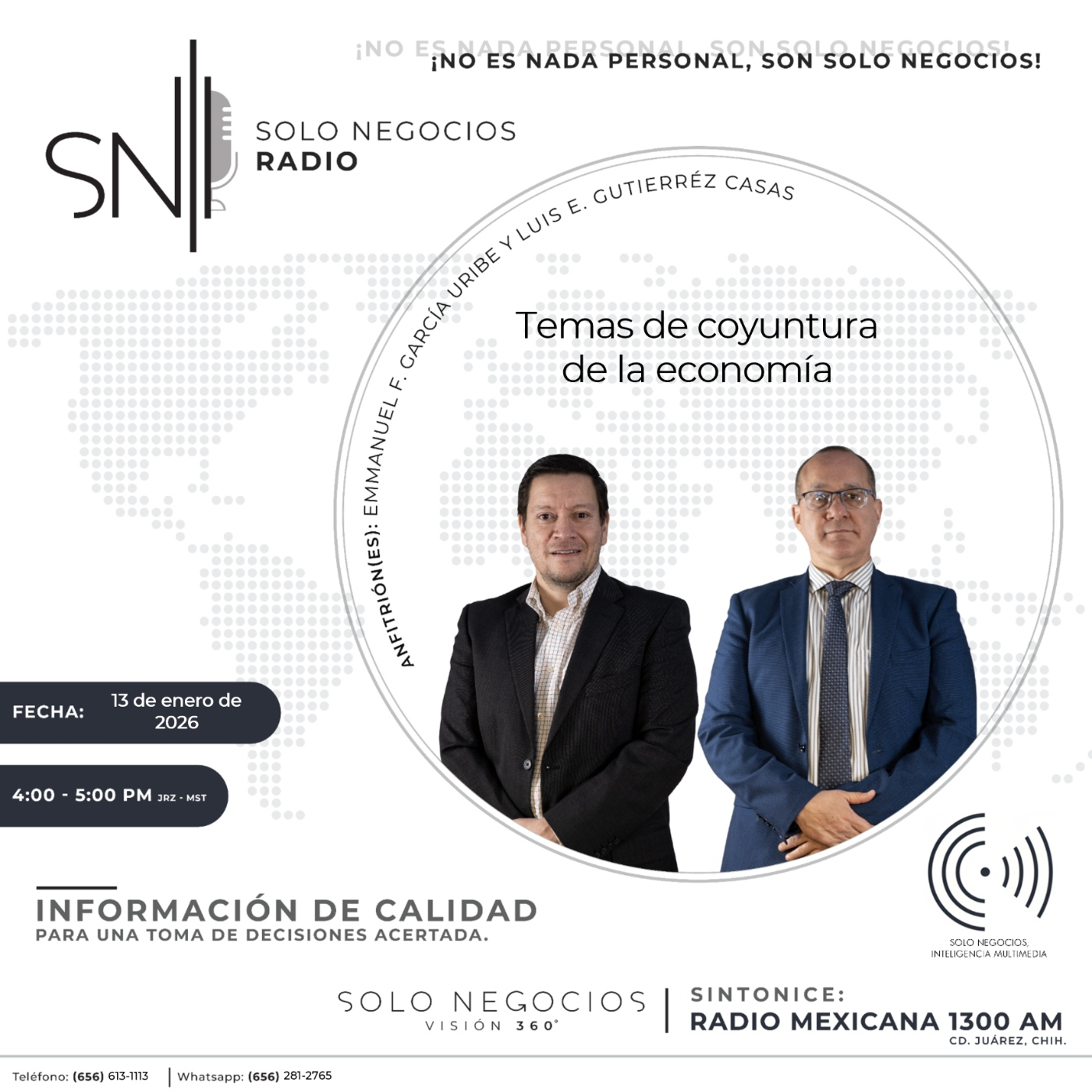 [SNR-13/01/2026] Temas de coyuntura de la economía
