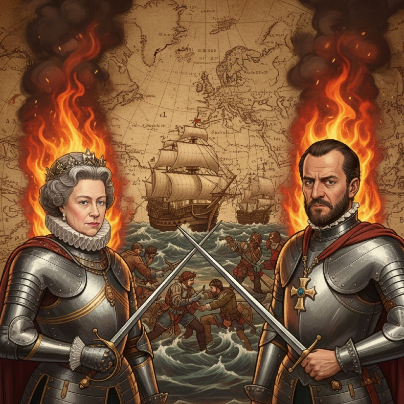 Hispanidad vs Angloesfera. El inicio de la rivalidad.