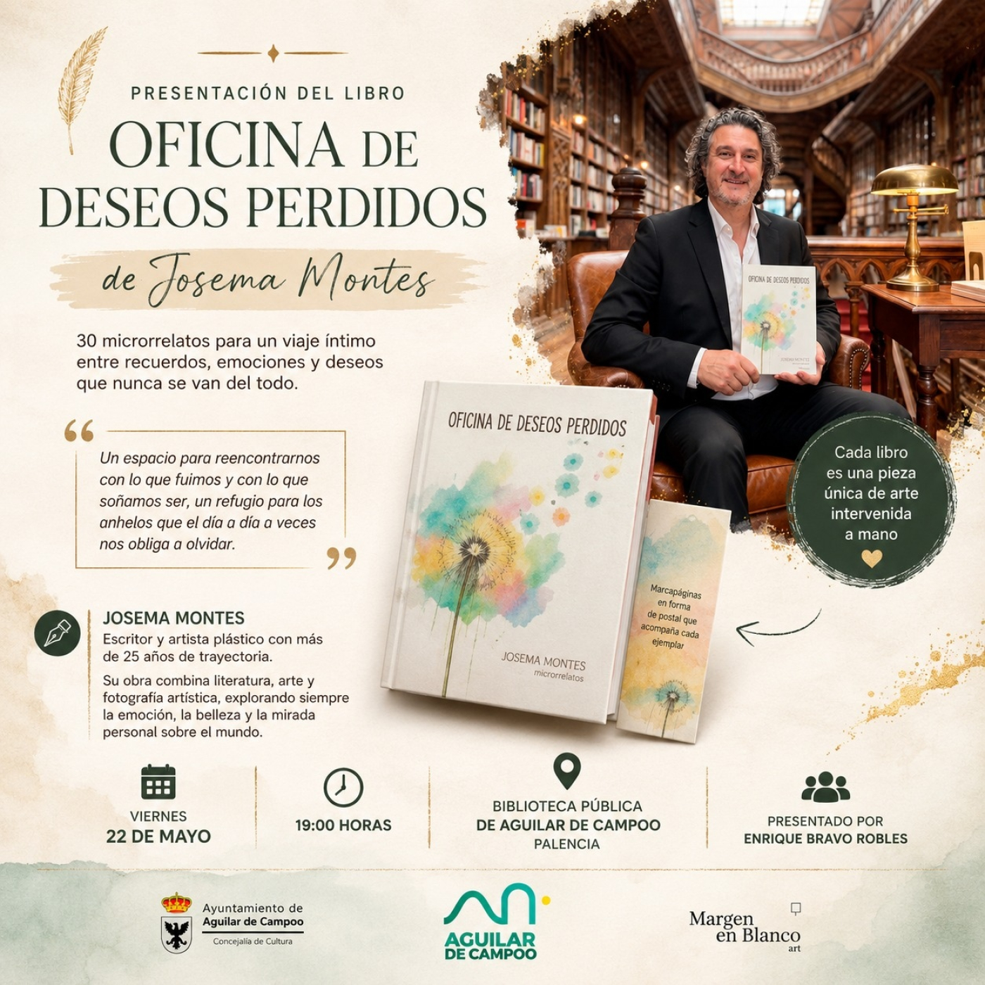 Josema Montes presenta en Aguilar de Campoo su libro 'Oficina de deseos perdidos episode artwork