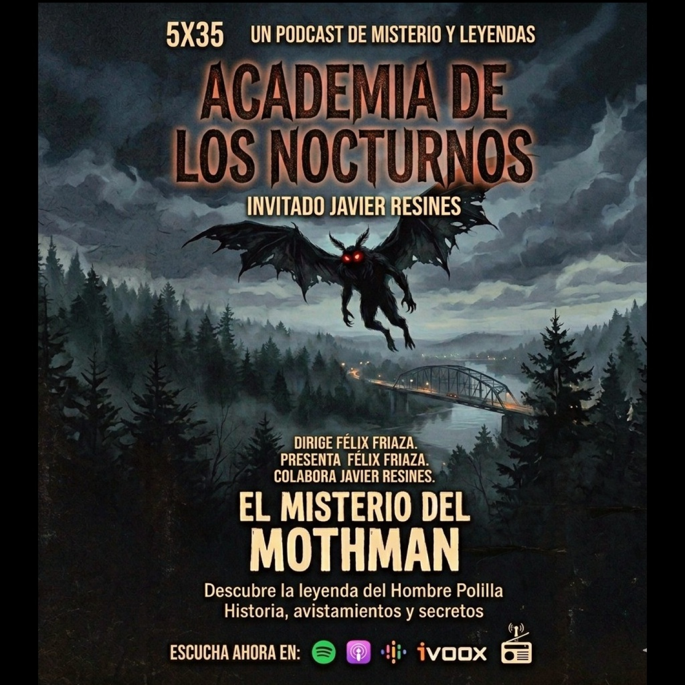 5x35 - El misterio del Mothman, con Javier Resines episode artwork