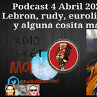 Podcast 4 Abril 2020 Lebron, rudy, euroliga... y alguna cosita mas