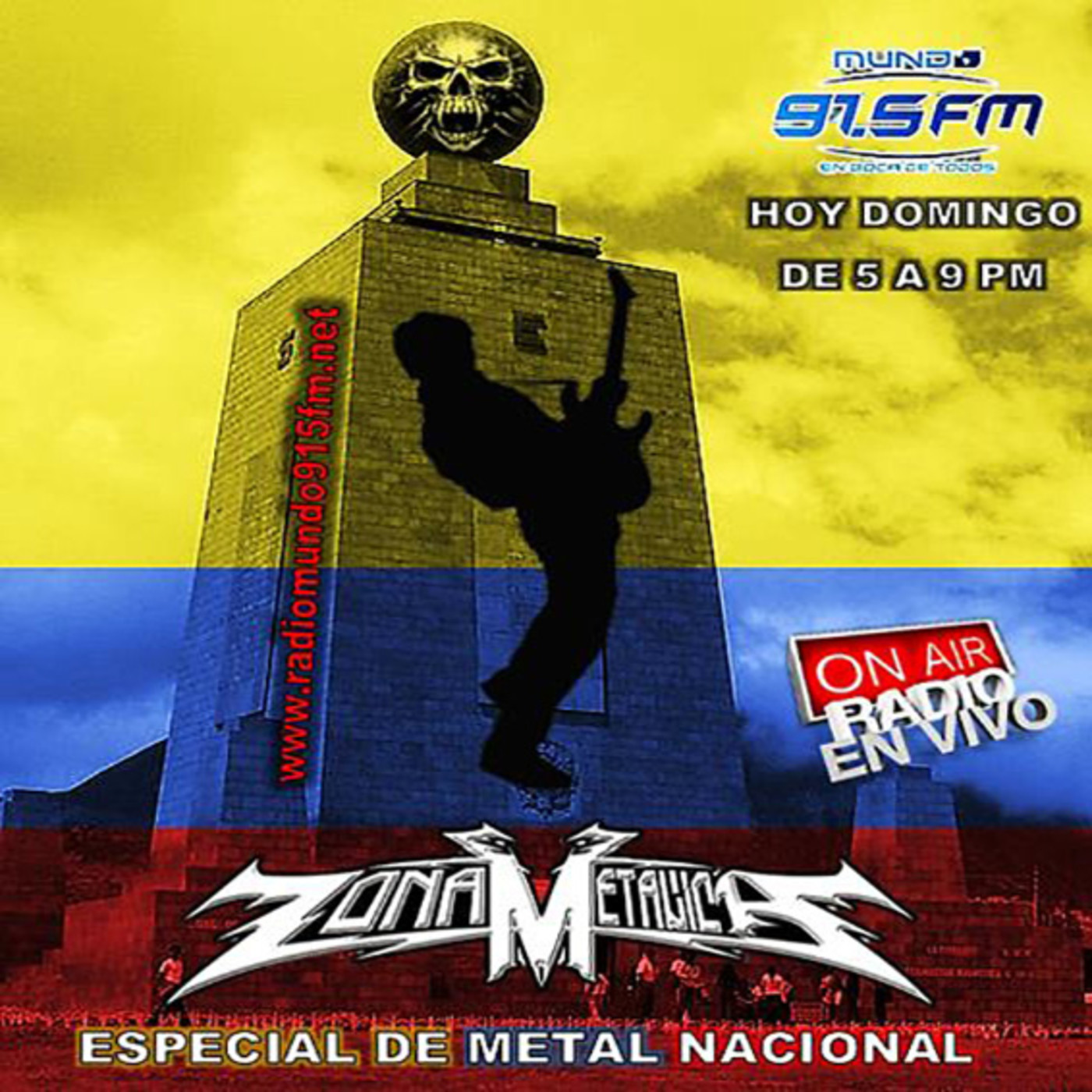 ZONA METALICA ANIVERSARIO ESPECIAL DE METAL ECUATORIANO (PARTE 1) 11-Junio-2017 episode artwork