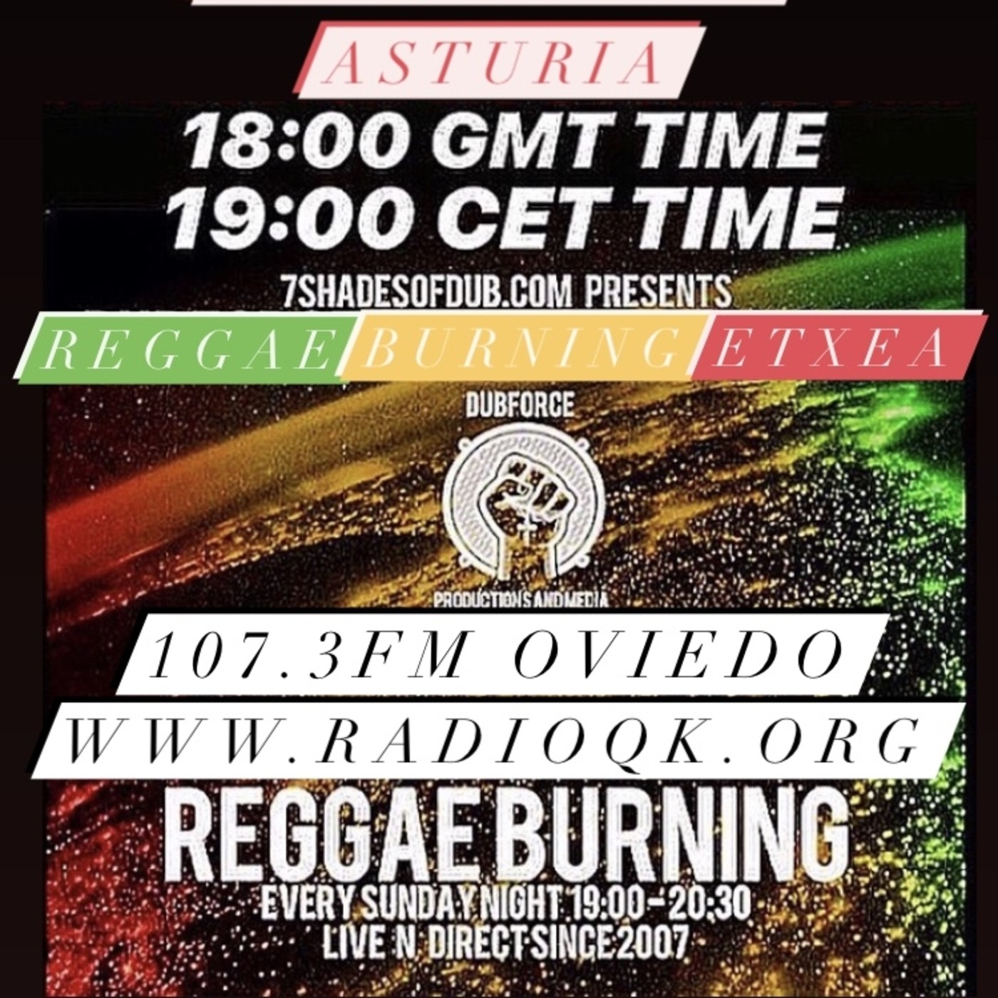 Roots Radio Reggae Burning Etxea FM SINCE 2007