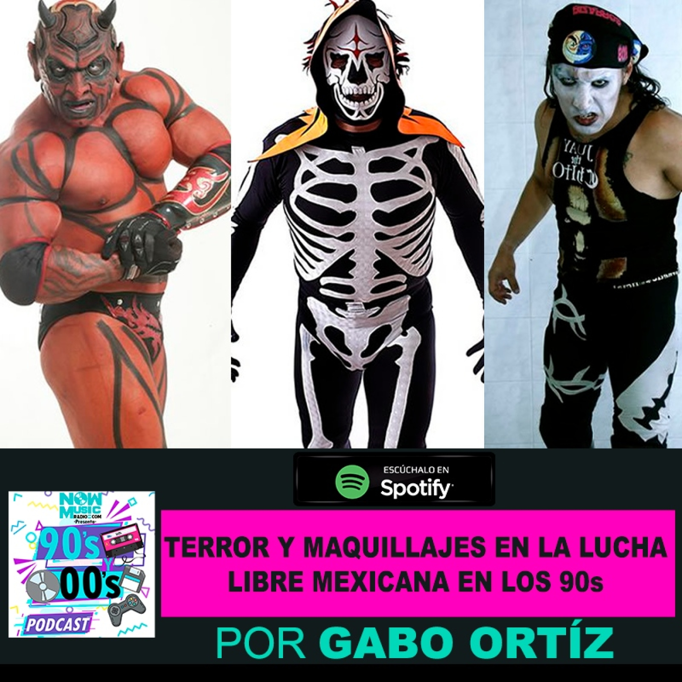 Terror y maquillajes en la lucha libre mexicana en los 90s