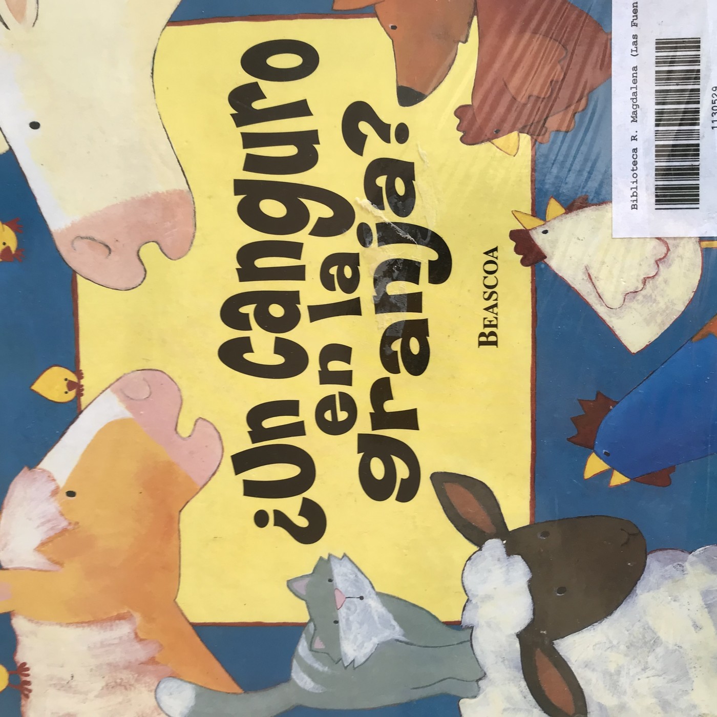 ¿Un canguro en la granja?