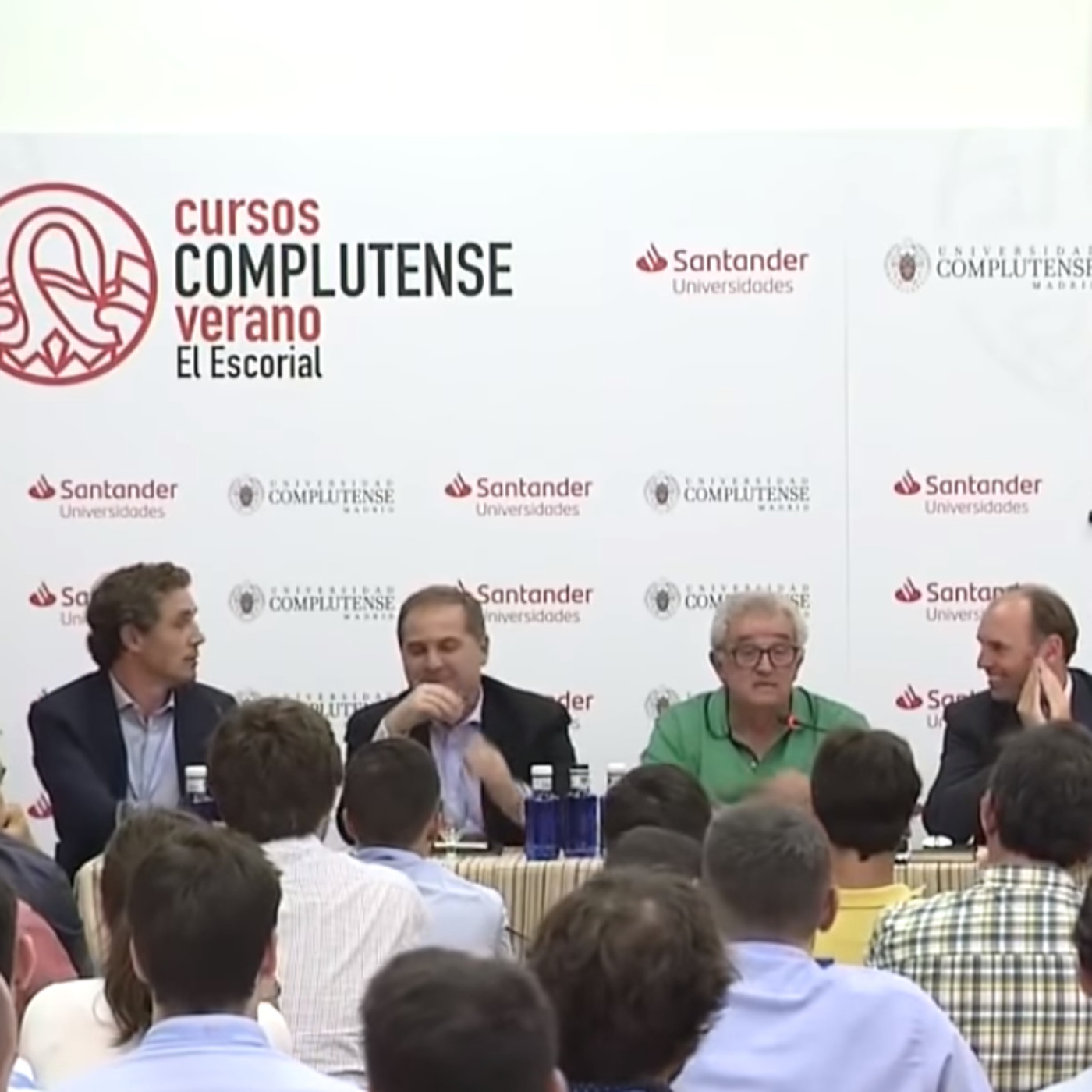 Curso de Verano (2018): Fernando Bernad, José Manuel Vargas, Enrique Roca y Beltrán Parages Curso de Verano (2018): Fernando Bernad, José Manuel Vargas, Enrique Roca y Beltrán Parages