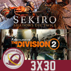 GR (3X30) Análisis completos de Sekiro: Shadows Die Twice y The Division 2