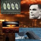 Descripción de ADM15: Decodificando la máquina Enigma con Alan Turing; Caza indiscriminada de cetáceos; Profecías del fi