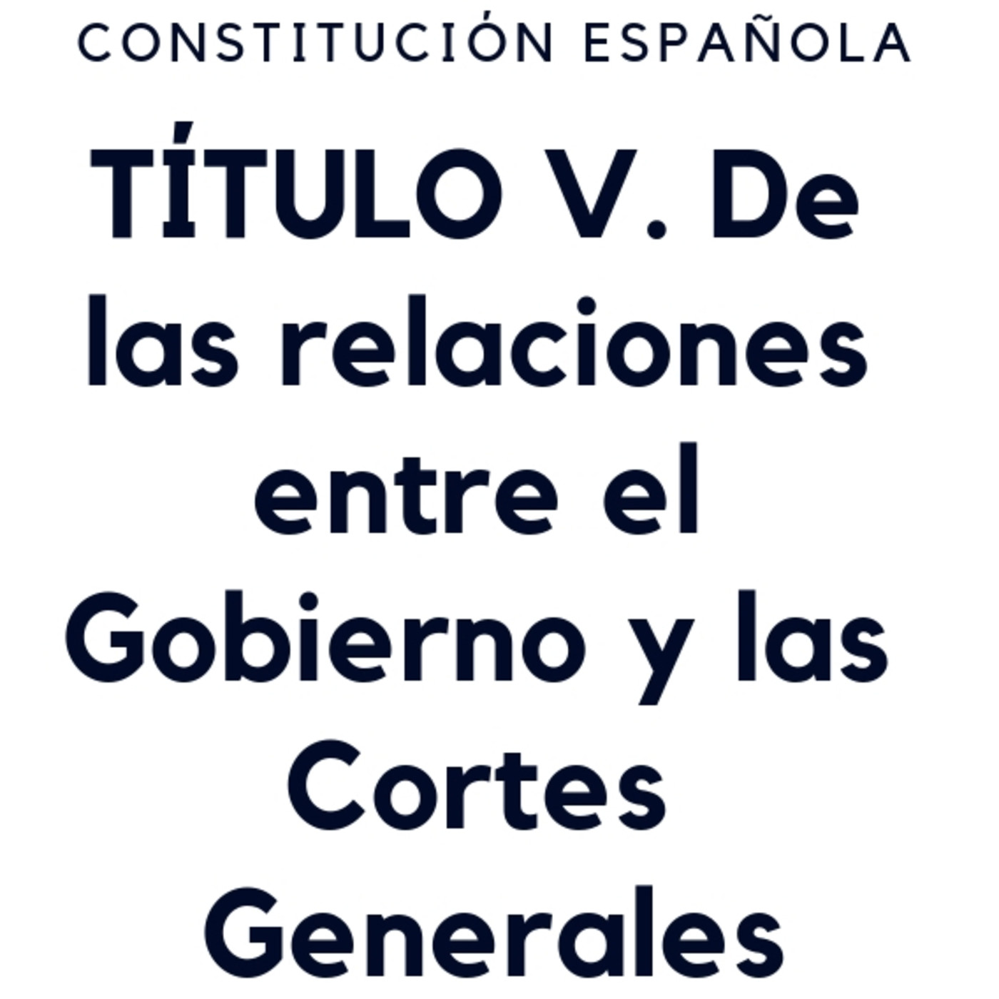 Constitución Española para Estudiar