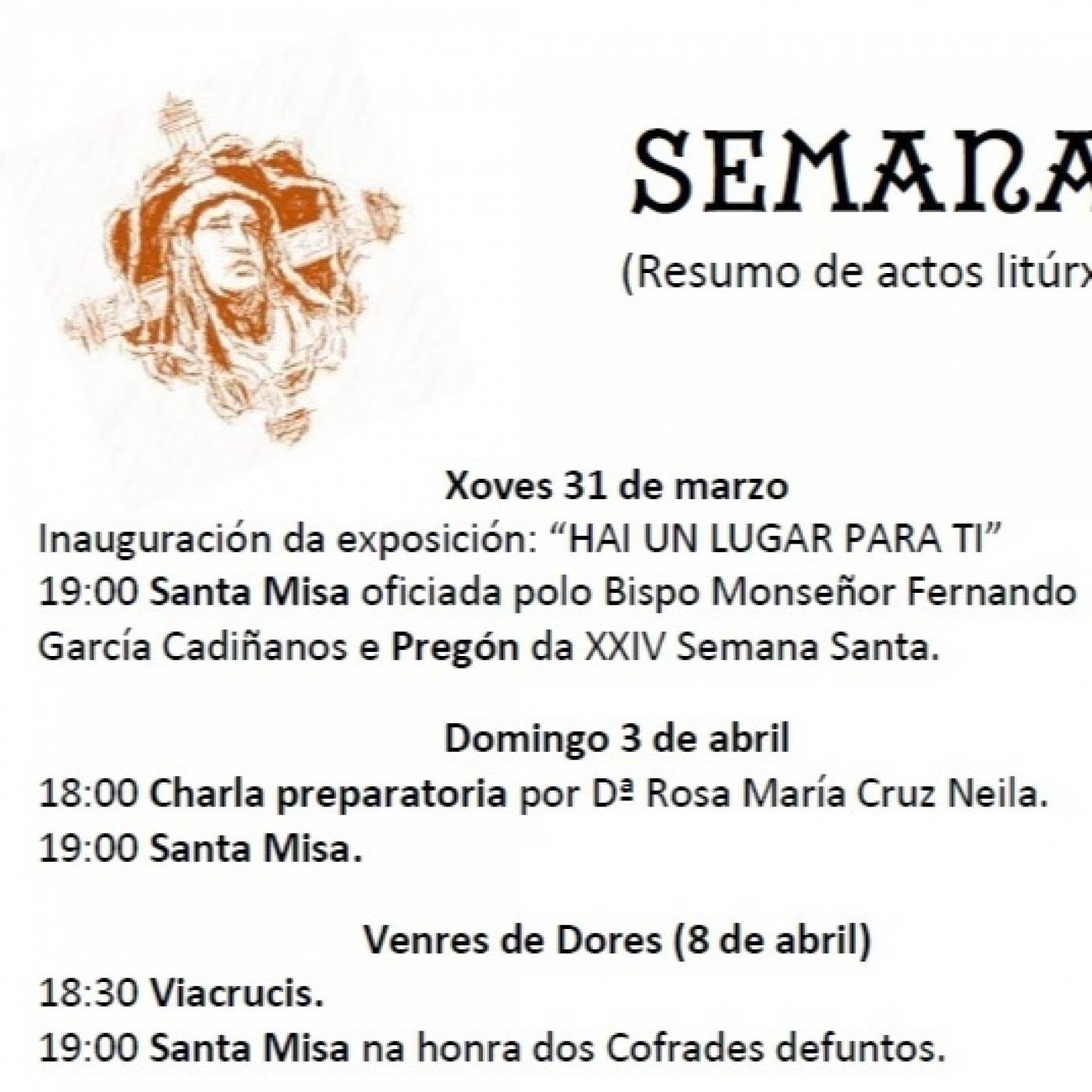 Suso Álvarez: "Compartiremos a nosa vivencia de misericordia para profundar na Semana Santa" episode artwork