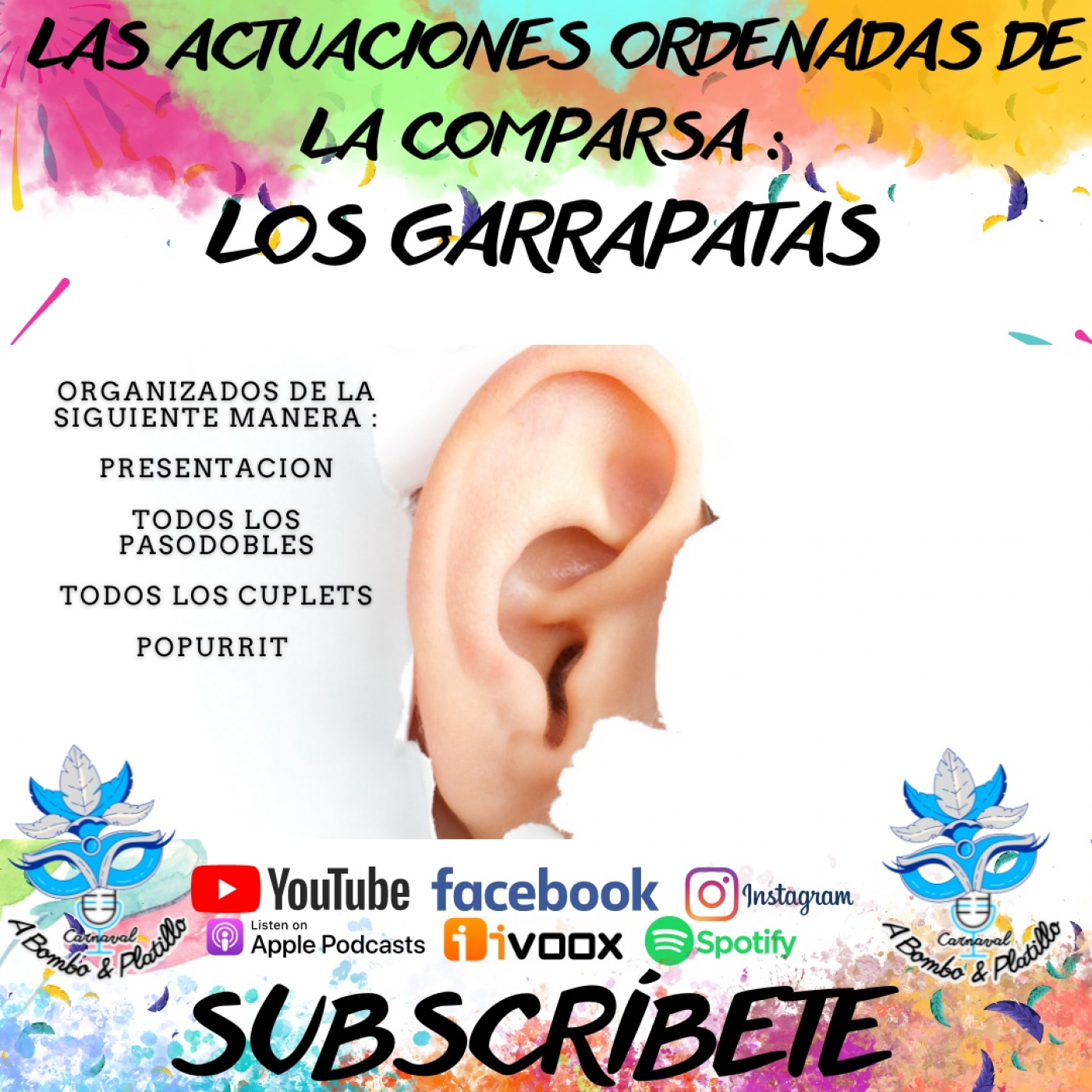 CARNAVAL A BOMBO Y PLATILLO