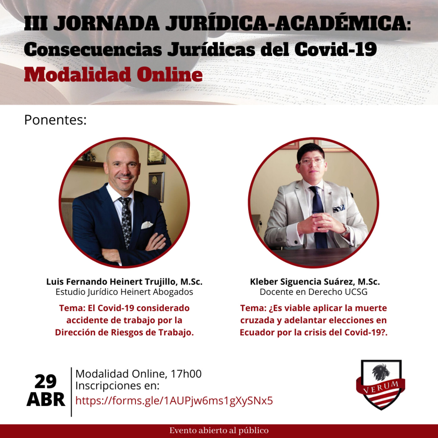Eventos Jurídicos-Académicos