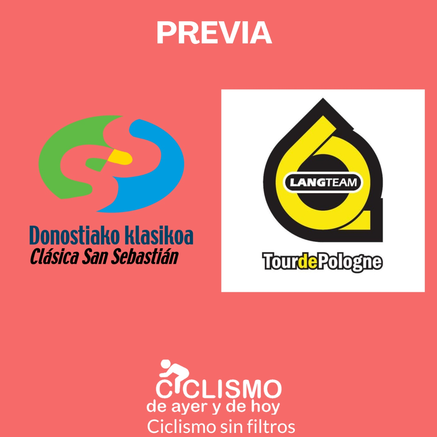Previa DONOSTIA SAN SEBASTIAN KLASIKOA Y TOUR DE POLOGNE 2023 | CICLISMO DE AYER Y DE HOY episode artwork