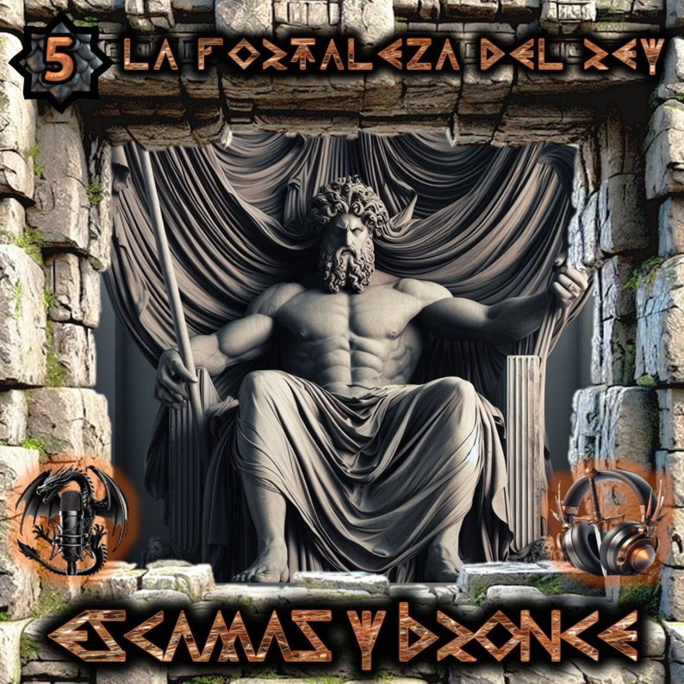 5. La Fortaleza del Rey | Escamas Y Bronce | Libro 1º La Espada Thartsoida | #Audiolibro #podcast #novela #fantasia — Escamas Y Bronce cover