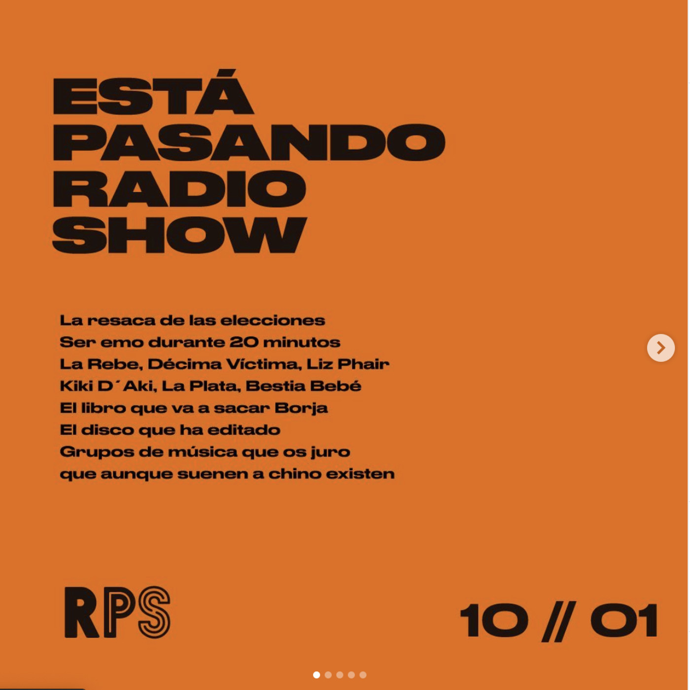 ESTÁ PASANDO RADIOSHOW.