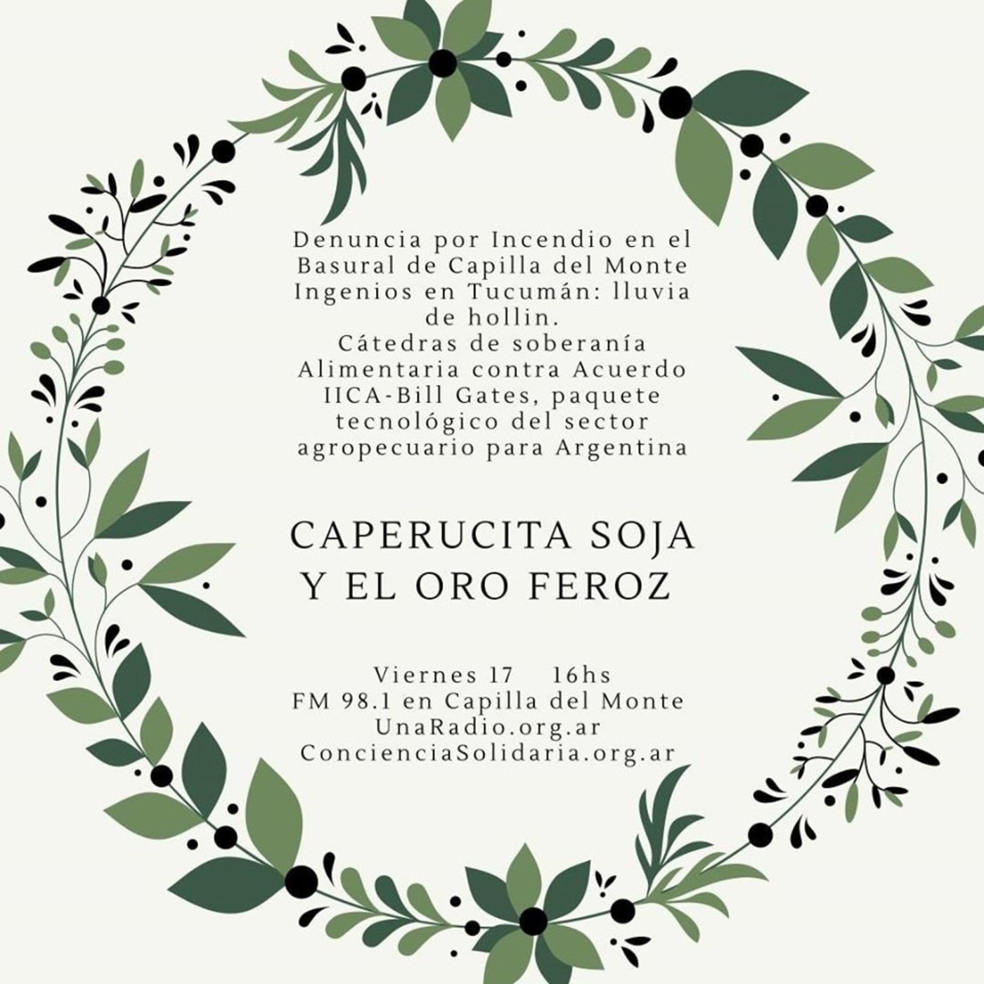 Caperucita Soja y el Oro Feroz
