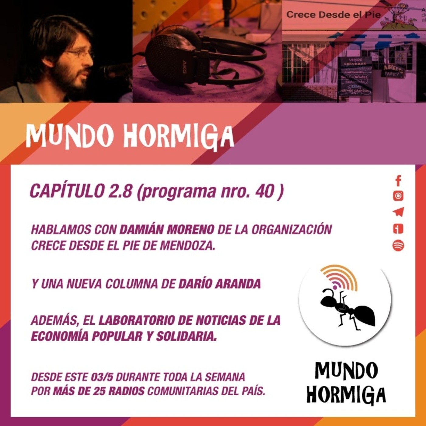 Mundo Hormiga 03 de mayo - Bloque 01 episode artwork