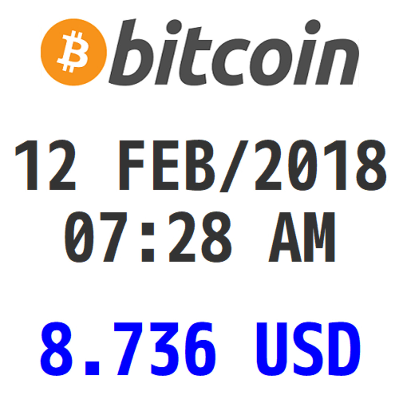 Bitcoin y Criptomonedas 12 FEB/2018 07:28 AM