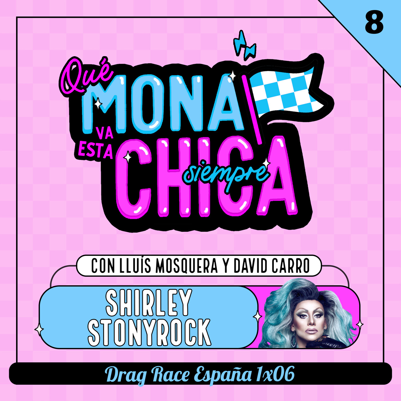Qué mona va esta chica siempre