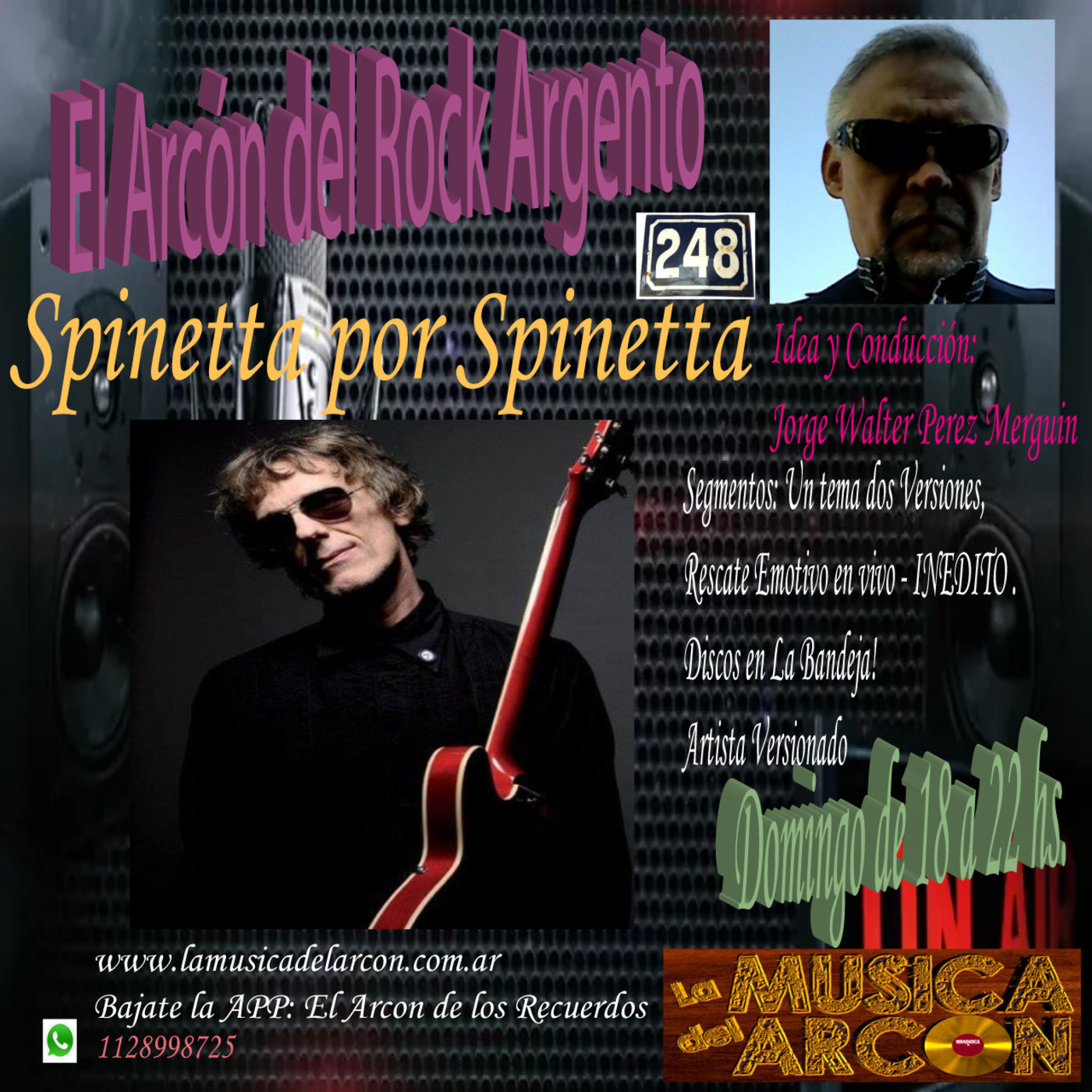 El Arcon del Rock Argento - Emision n° 248 Spinetta por Spinetta - 01-08-2021 episode artwork
