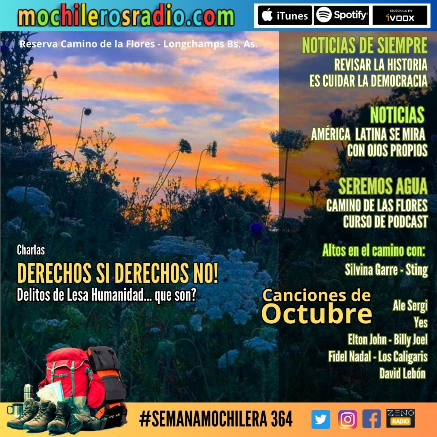 Mochileros 364 - 6 de octubre de 2023 episode artwork