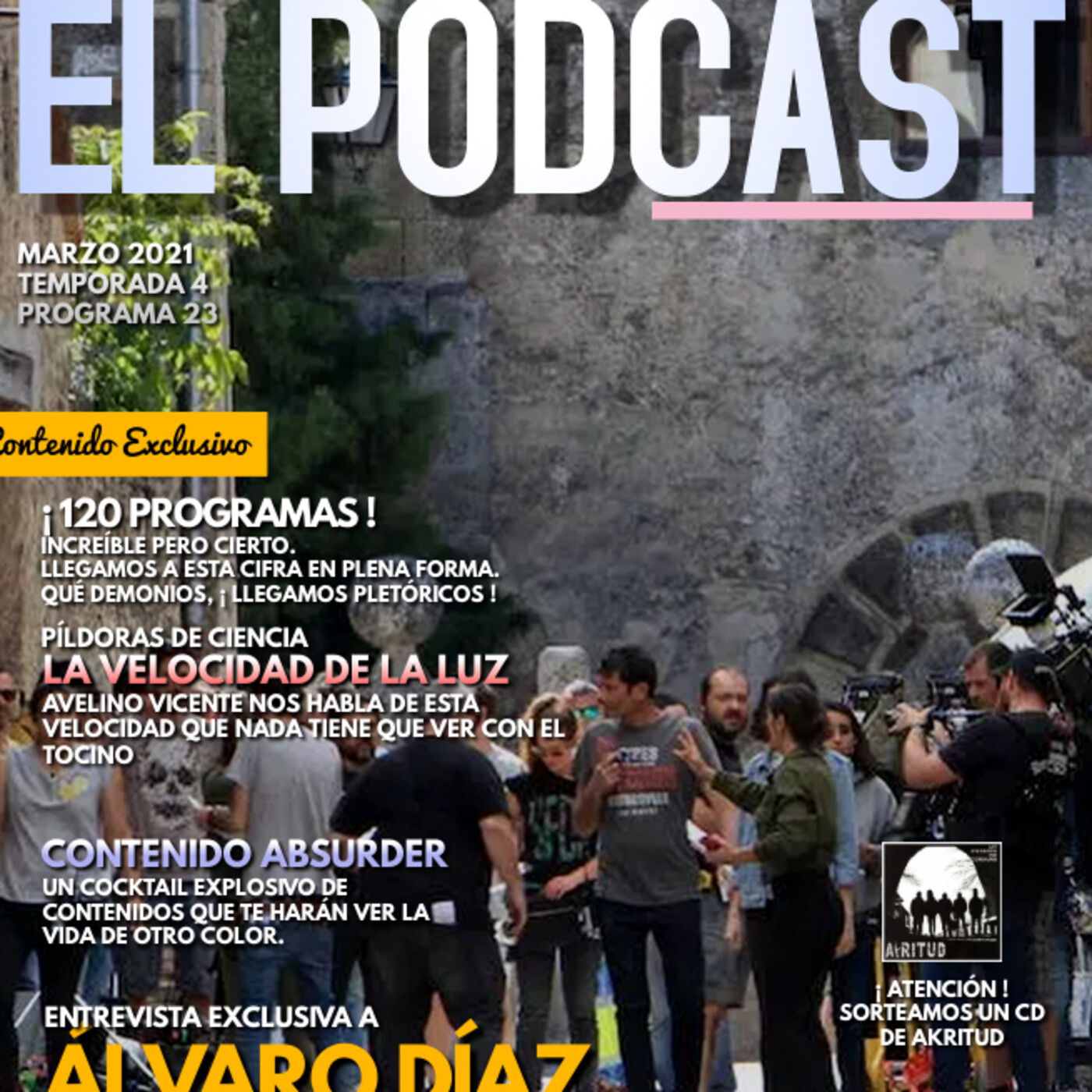Acero y Vida.4x23.120 programas.Cine.Álvaro Díaz.30 monedas.La velocidad de la luz episode artwork