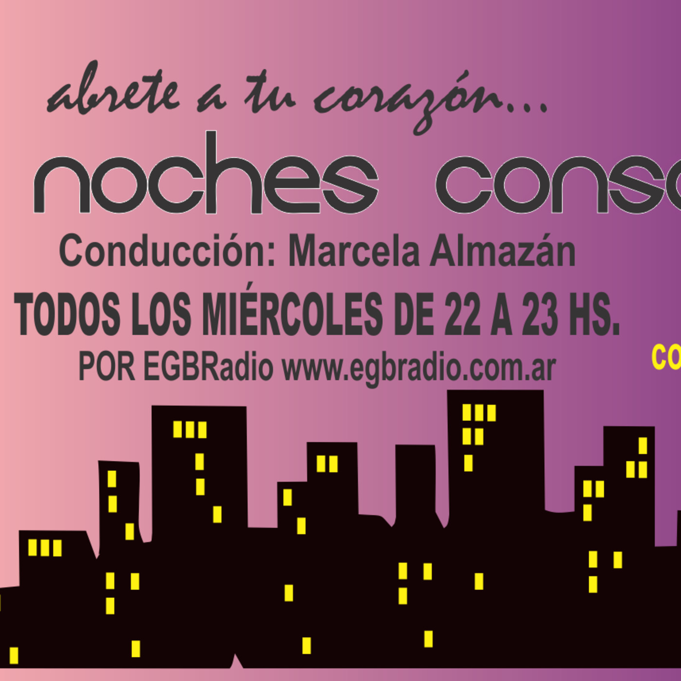 "Noches Conscientes" conduce: Marcela Almazán - Programa Nº 05 05-10-2016 episode artwork