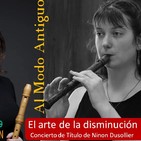 Concierto de Título de la intérprete en flauta dulce Ninon Dusollier