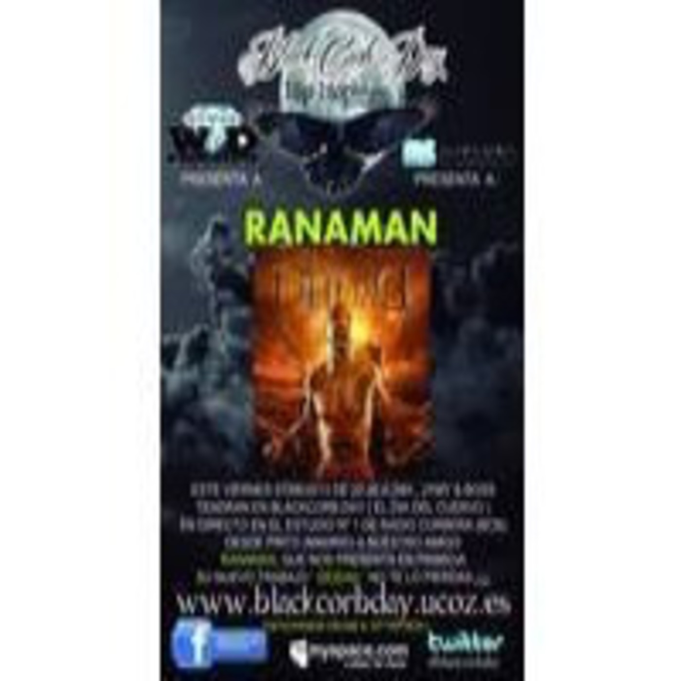 Programa Nº 106..Con la visita de Ranaman en el estudio de Blackcorb day junto a Jymy y Boss episode artwork