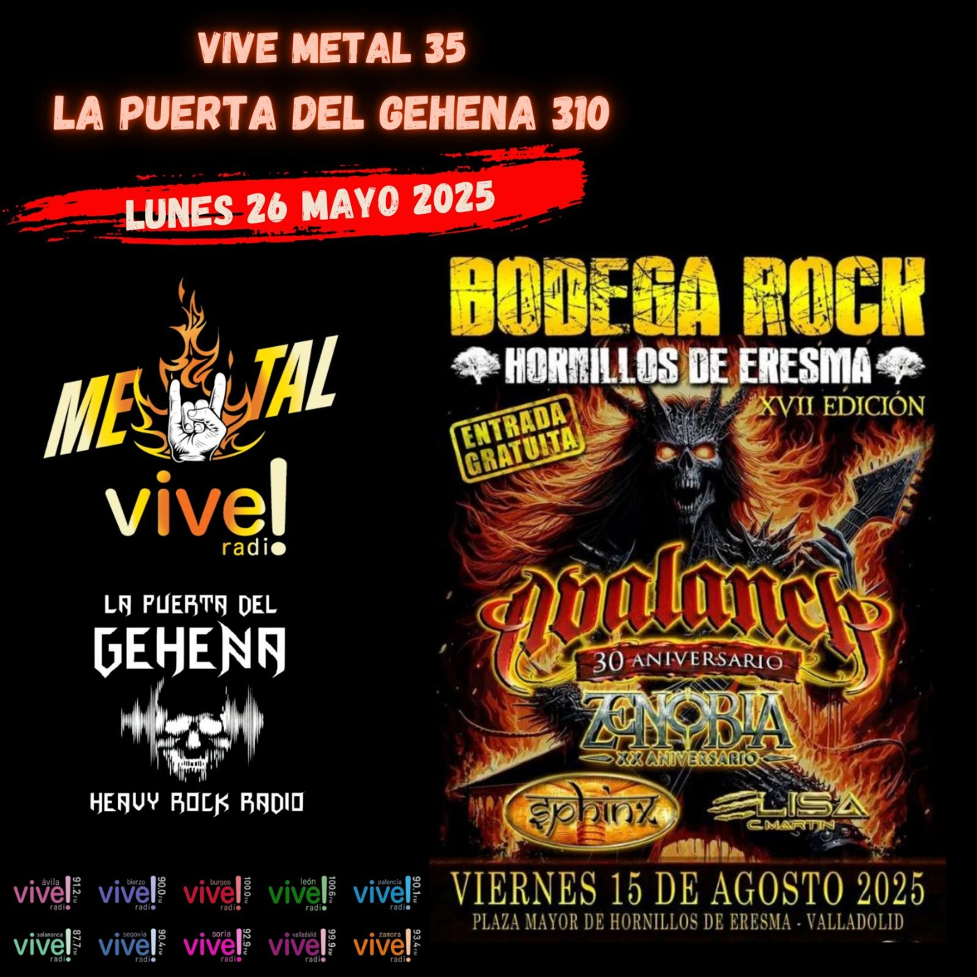 VIVE METAL Y LA PUERTA DEL GEHENA