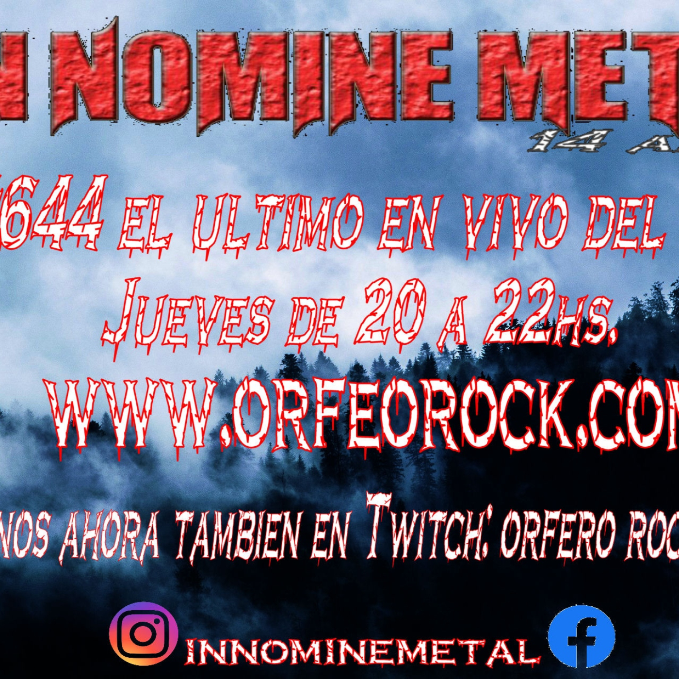 In Nomine Metal 644 - 01-12-2022 episode artwork
