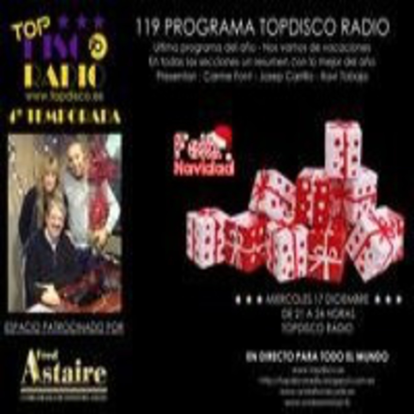 119 Programa Topdisco Radio Especial Lo Mejor del Año 2014 - 17.12.2014 episode artwork