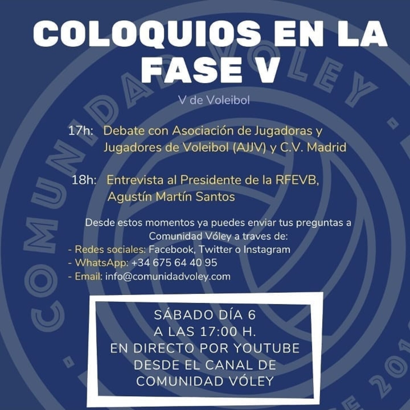 Coloquios confinados
