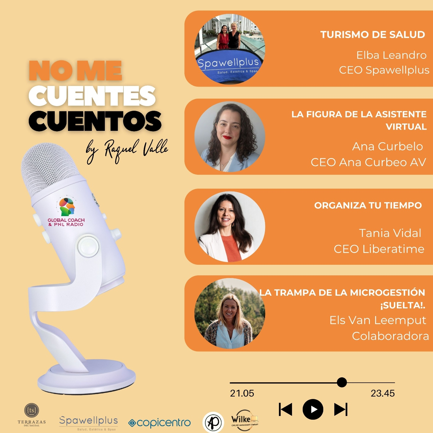 Entrevistas: Elba Leandro, Ana Curbelo, Tania Vidal y Els Van Leemput episode artwork
