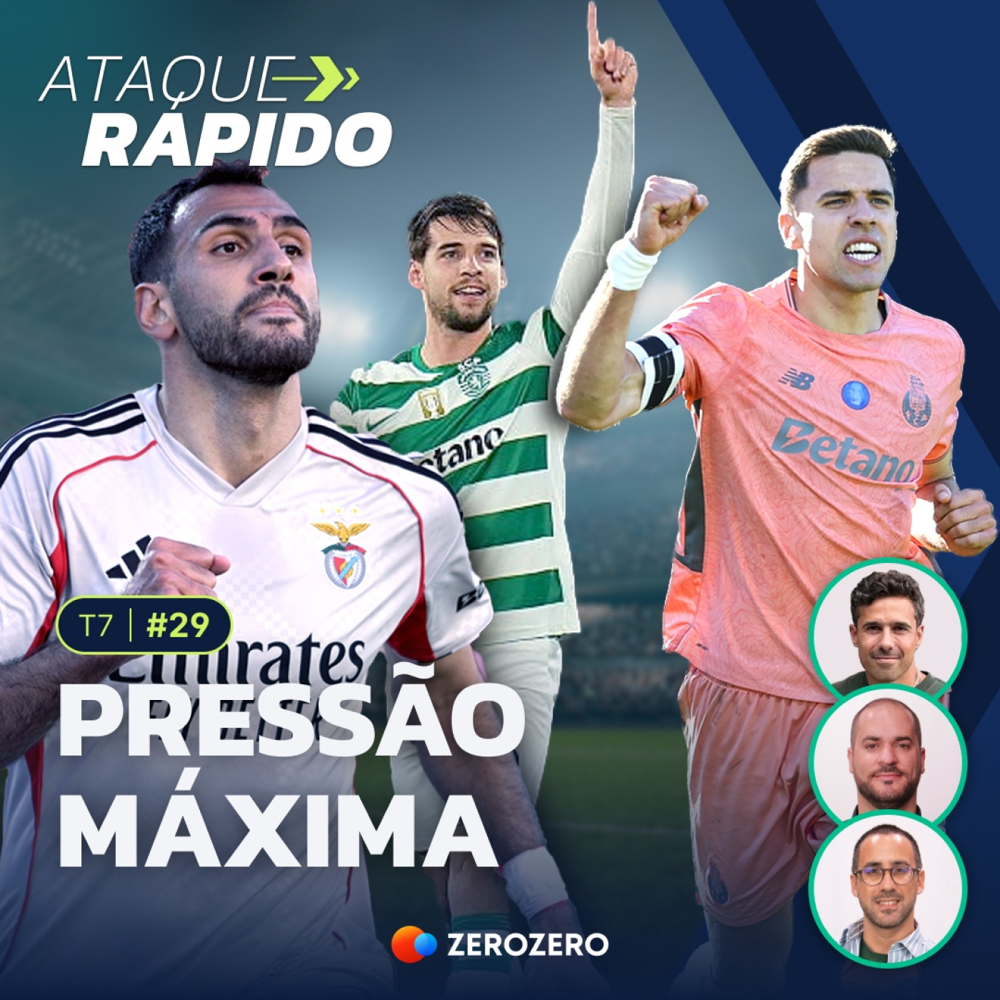 T7, Ep. 29 | Benfica, FC Porto e Sporting: margem mínima, tensão máxima T7, Ep. 29 | Benfica, FC Porto e Sporting: margem mínima, tensão máxima