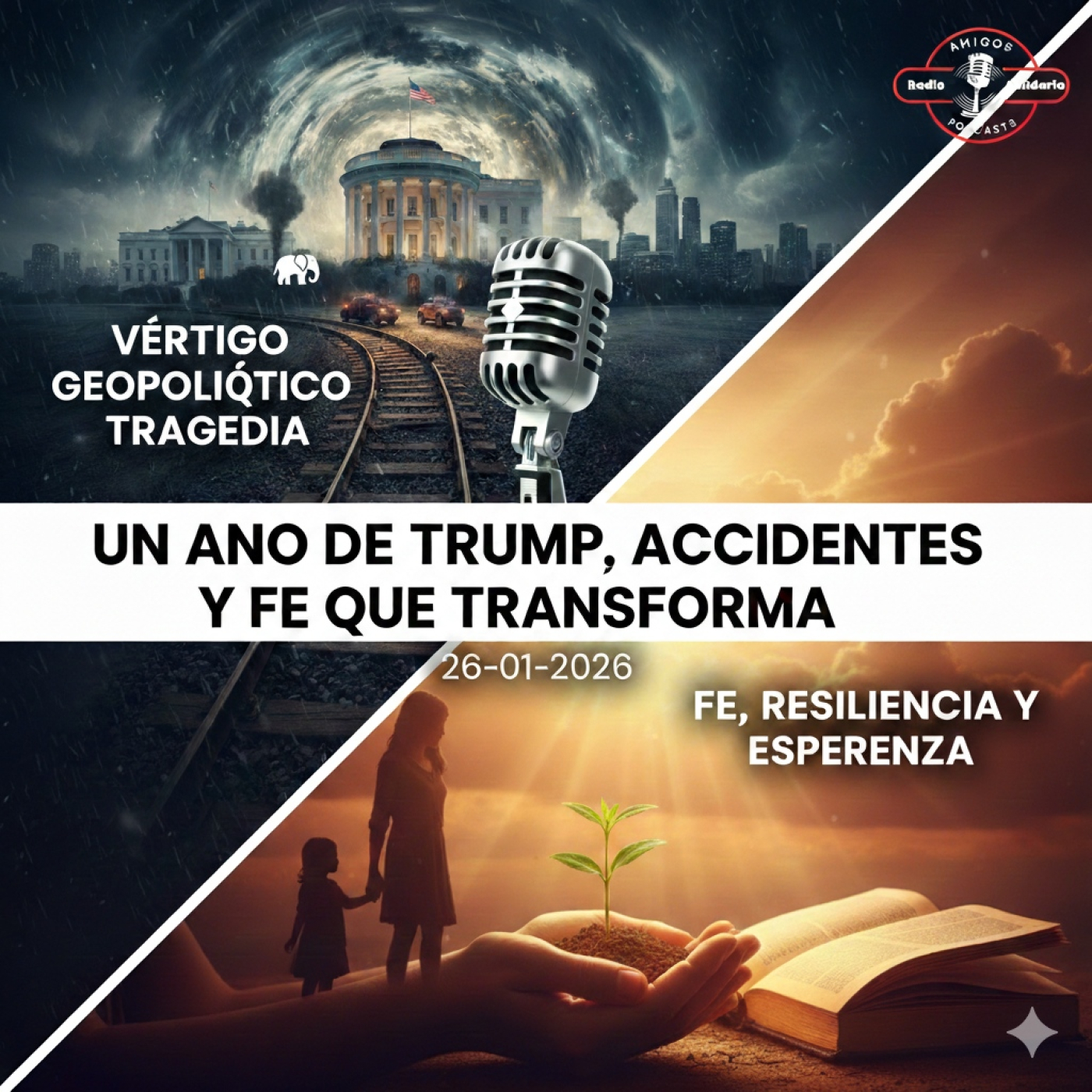 Un año de Trump, tragedia ferroviaria y la fe que transforma vidas - Amigos (21-01-2026) episode artwork