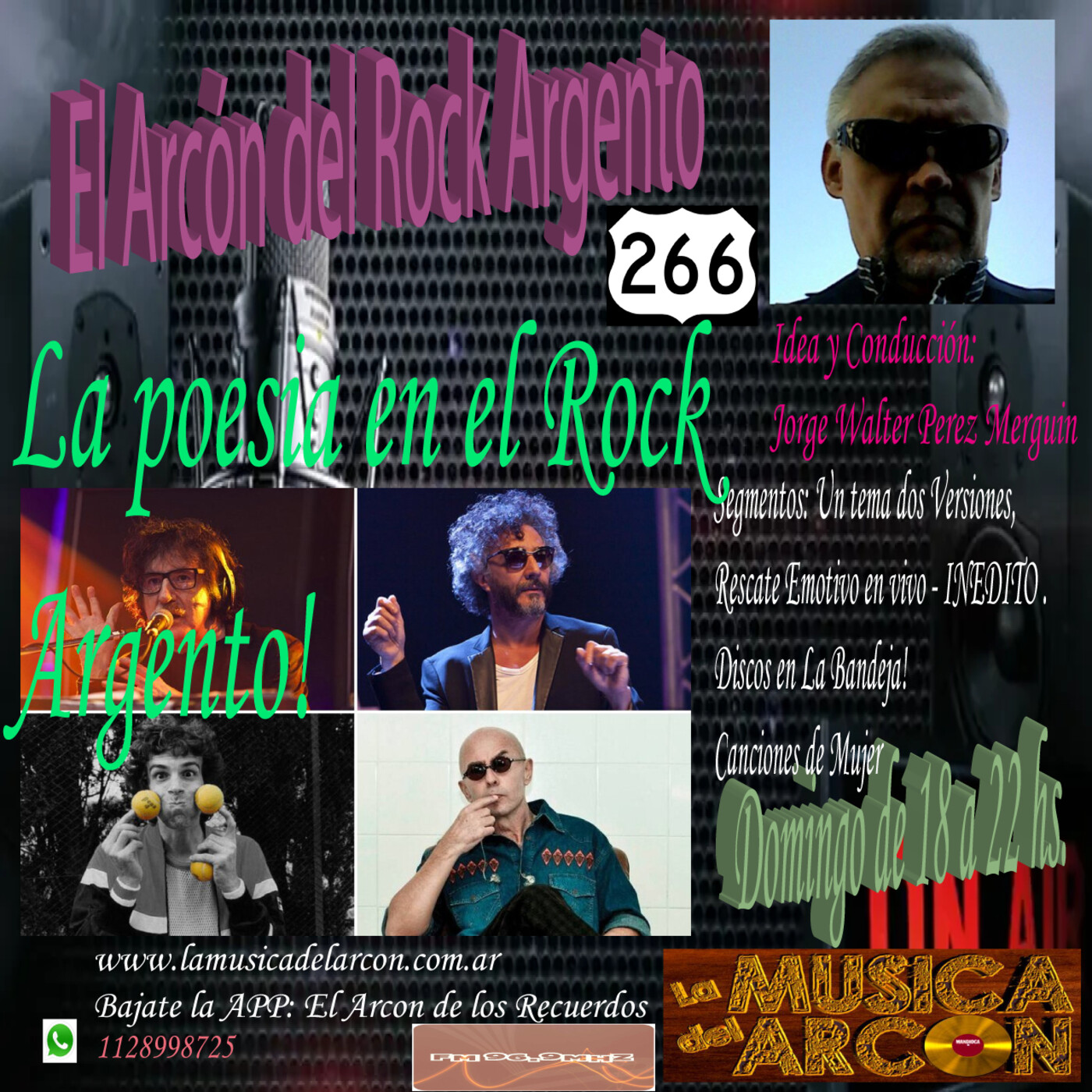 El Arcon del Rock Argento - Emision n° 266 Rock y Poesia - 12-12-2021 episode artwork