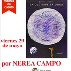 La educadora infantil Nerea Campo narra ¿A qué sabe la luna? en el Viernes de Cuento de la Casa de Cultura de Santoña