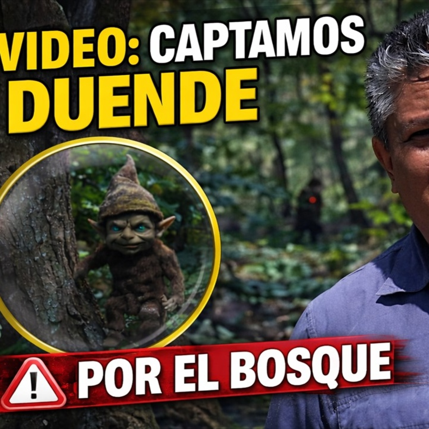 LOS DESVELADOS - VIDEO: CAPTAMOS DUENDE DURANTE PASEO POR EL BOSQUE